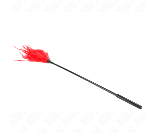 KINK - MULTIPLE RED TICKLE FEATHERS 45 CM