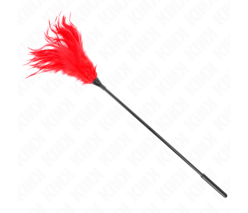 KINK - MULTIPLE RED TICKLE FEATHERS 45 CM