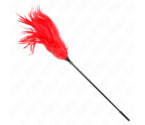 KINK - MULTIPLE RED TICKLE FEATHERS 45 CM