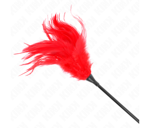 KINK - MULTIPLE RED TICKLE FEATHERS 45 CM