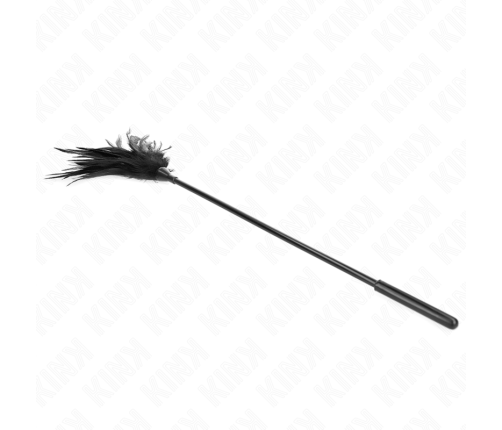 KINK - MULTIPLE BLACK TICKLE FEATHERS 45 CM