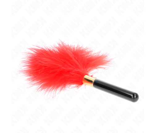 KINK - RED GOLD METAL TICKLE FEATHERS 18 CM