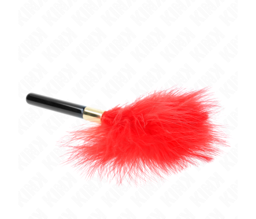 KINK - RED GOLD METAL TICKLE FEATHERS 18 CM