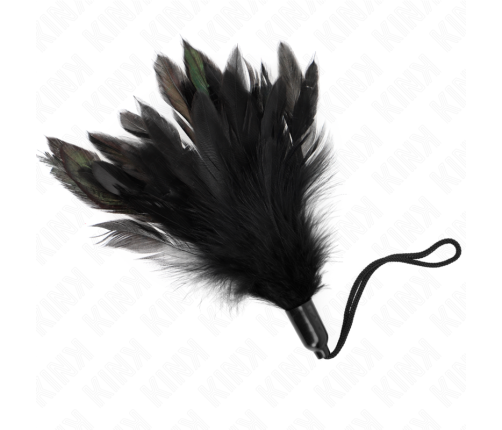 KINK - TICKLE FEATHERS WITH ROPE HANDLE PLASTIC BASE 15 CM