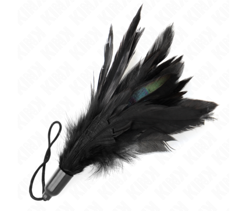 KINK - TICKLE FEATHERS WITH ROPE HANDLE PLASTIC BASE 15 CM