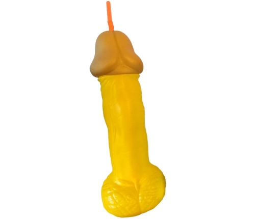 DIABLO PICANTE - YELLOW PLASTIC PENIS GLASS