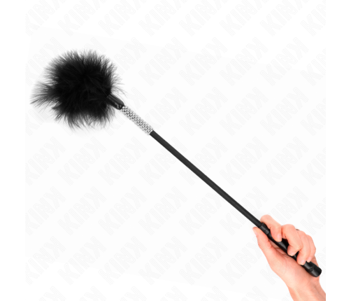 KINK - TICKLE FEATHERS WITH RHINESTONE HANDLE 50 CM
