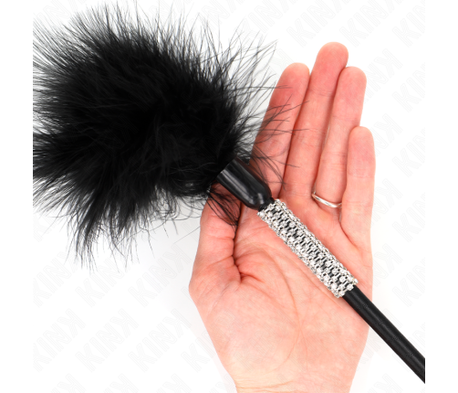 KINK - TICKLE FEATHERS WITH RHINESTONE HANDLE 50 CM