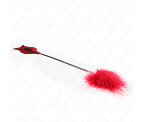 KINK - TICKLE FEATHERS WITH ROSE-SHAPED PADDLE 8 CM