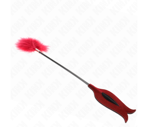 KINK - TICKLE FEATHERS WITH ROSE-SHAPED PADDLE 8 CM