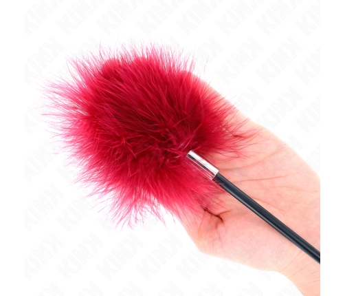 KINK - TICKLE FEATHERS WITH ROSE-SHAPED PADDLE 8 CM