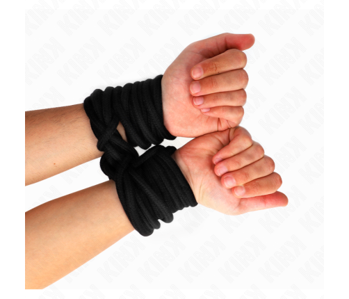 KINK - COTTON ROPE 10 METER BLACK