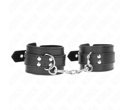 KINK - WRIST RESTRAINTS WITH STUDS 35 X 6 CM