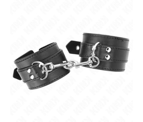 KINK - WRIST RESTRAINTS WITH STUDS 35 X 6 CM