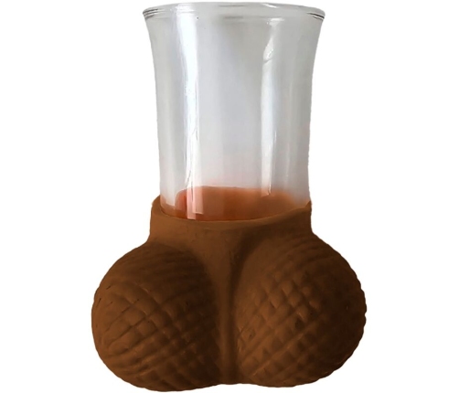 DIABLO PICANTE - CRYSTAL SHOT GLASS WITH MULATO EGGS