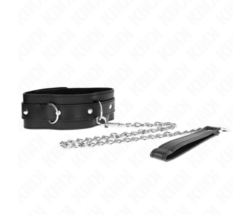 KINK - COLLAR WITH BELT 65 CM WITH STRAP BLACK 54 X 4.5 CM