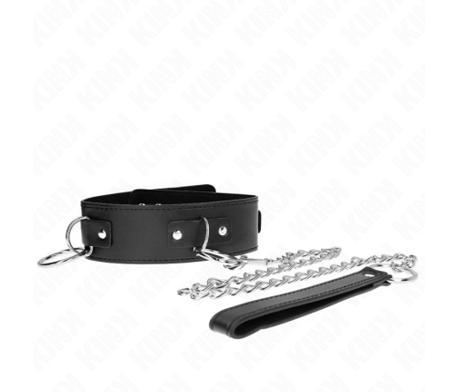 KINK - NECKLACE WITH LEASH 65 CM 3 RING MODEL 2 ADJUSTABLE 36-43 CM X 5 CM
