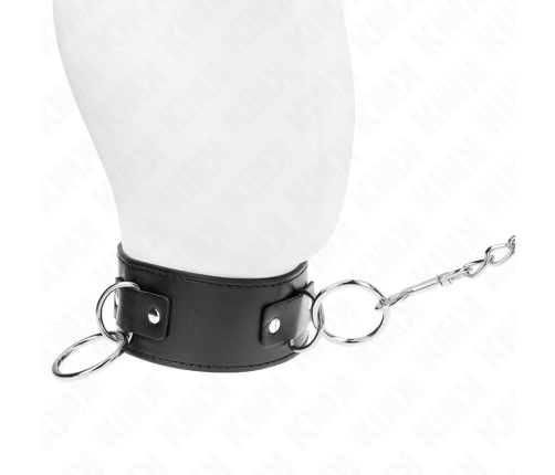 KINK - NECKLACE WITH LEASH 65 CM 3 RING MODEL 2 ADJUSTABLE 36-43 CM X 5 CM