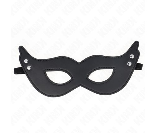 KINK - LEATHERETTE MASK WITH RIVETS MODEL 1 26 x 8 CM