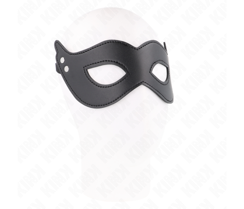KINK - LEATHERETTE MASK WITH RIVETS MODEL 1 26 x 8 CM