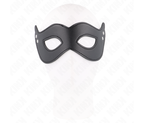 KINK - LEATHERETTE MASK WITH RIVETS MODEL 1 26 x 8 CM