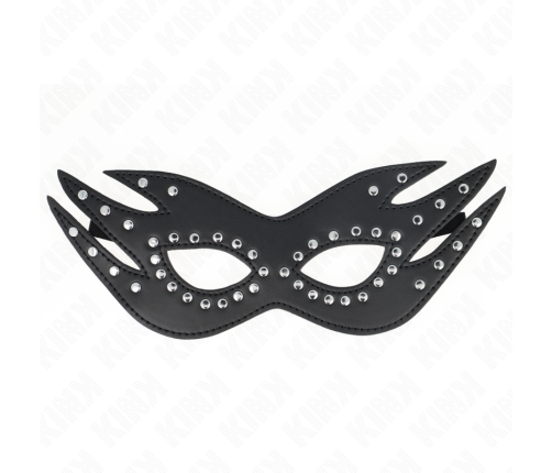 KINK - LEATHERETTE MASK WITH RIVETS MODEL 3 26 x 9.5 CM