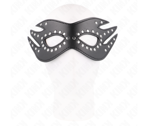 KINK - LEATHERETTE MASK WITH RIVETS MODEL 3 26 x 9.5 CM