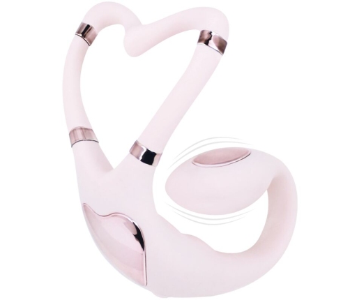 ADRIEN LASTIC - VENUS DOUBLE CLITORIS & G-SPOT STIMULATOR FREE APP PINK