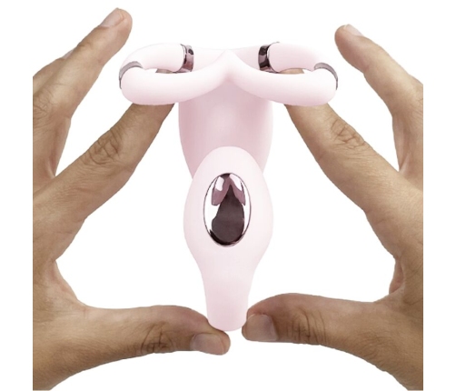 ADRIEN LASTIC - VENUS DOUBLE CLITORIS & G-SPOT STIMULATOR FREE APP PINK