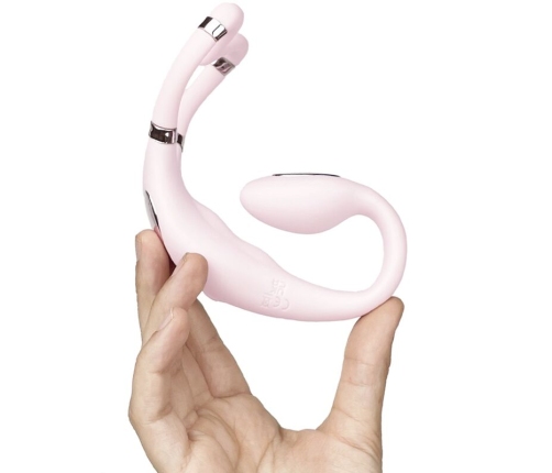 ADRIEN LASTIC - VENUS DOUBLE CLITORIS & G-SPOT STIMULATOR FREE APP PINK