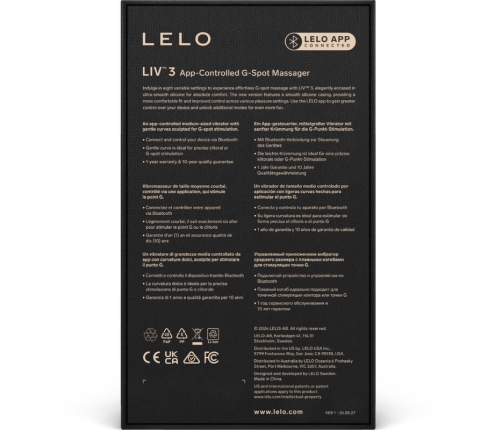 LELO - LIV™ 3 G-SPOT STIMULATOR VIOLET