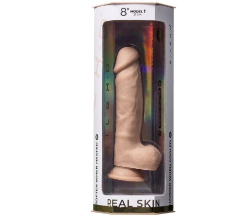 SILEXD - REAL SKIN SUPER REALISTIC PENIS THERMO REACTIVE 21 CM PREMIUM SILEXPAN FLESH