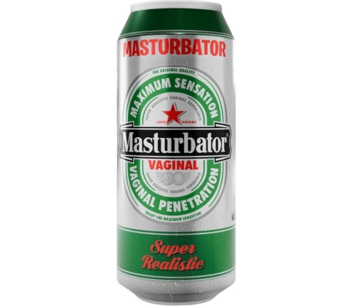 ALIVE - MASTURBADOR MASCULINO VAGINA LATA CERVEZA