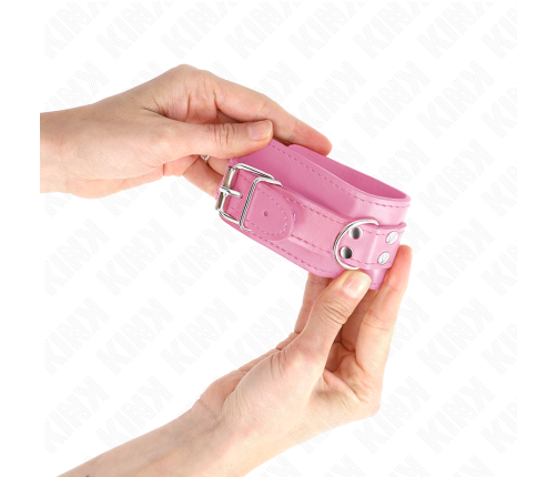 KINK - SIMPLE WRIST RESTRAINTS PINK ADJUSTABLE 20-23 CM X 5.5 CM