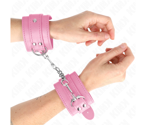 KINK - SIMPLE WRIST RESTRAINTS PINK ADJUSTABLE 20-23 CM X 5.5 CM