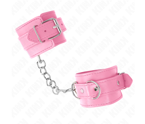 KINK - SIMPLE WRIST RESTRAINTS PINK ADJUSTABLE 20-23 CM X 5.5 CM