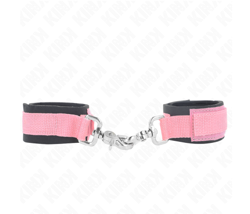KINK - ADJUSTABLE NEOPRENE WRIST RESTRAINTS PINK ADJUSTABLE 22-34 CM