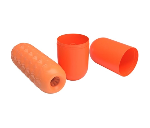 PRETTY LOVE - TWIN BALLS MASTURBADOR MASCULINO NARANJA