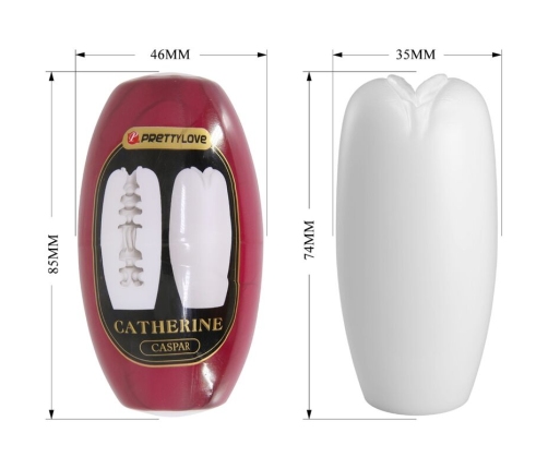 PRETTY LOVE - CATHERINE MALE MASTURBATOR WHITE