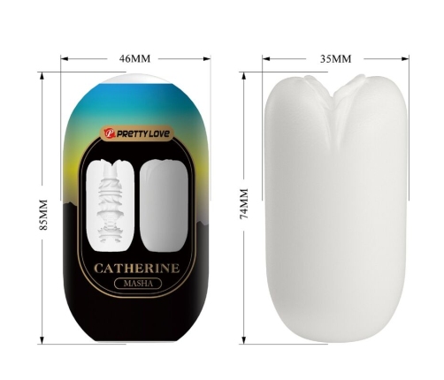 PRETTY LOVE - MASHA MASTURBADOR MASCULINO BLANCO