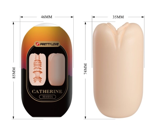 PRETTY LOVE - MASHA MASTURBADOR MASCULINO NATURAL