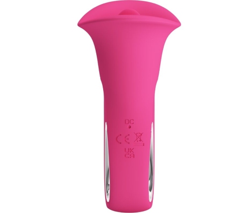 PRETTY LOVE - CLYDE VIBRADOR ORAL LENGUA VIBRADORA 12 VIBRACIONES ROSA