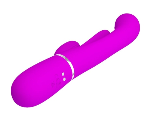 PRETTY LOVE - SHANIA TRIPLE VIBRADOR RABBIT MULTIFUNCIÓN ROSA