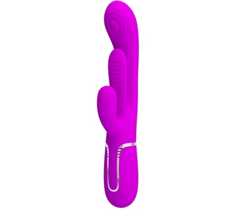 PRETTY LOVE - SHANIA TRIPLE VIBRADOR RABBIT MULTIFUNCIÓN ROSA