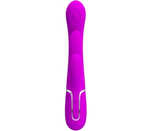 PRETTY LOVE - SHANIA TRIPLE VIBRADOR RABBIT MULTIFUNCIÓN ROSA