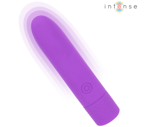 INTENSE - SYMONE USB RECHARGEABLE VIBRATING BULLET 8 VIBRATIONS PURPLE 10 X 2.2 CM