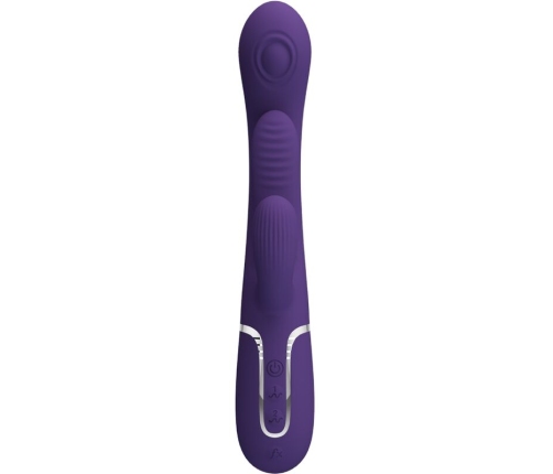 PRETTY LOVE - SHANIA TRIPLE RABBIT VIBRATOR MULTIFUNCTION PURPLE