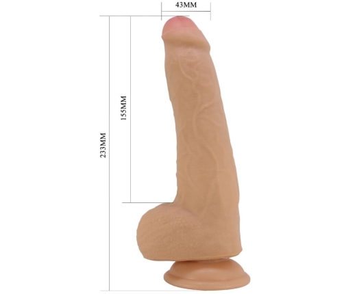 PRETTY LOVE - DRACO REALISTIC DILDO 23 CM FLESH