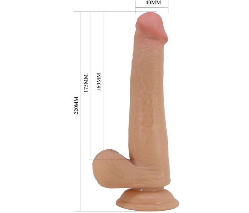 PRETTY LOVE - TALLEN REALISTIC DILDO 22 CM FLESH