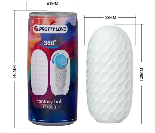 PRETTY LOVE - VENUS X MALE MASTURBATOR WHITE